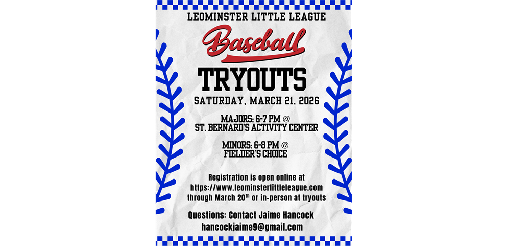 Spring 2026 Majors and Minors Tryout Info - March 21