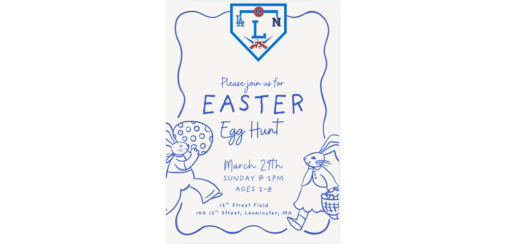 Easter Egg Hunt March 29 - 2pm